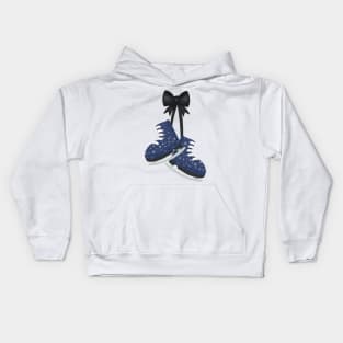 Ice Skates, Ice Skating, Figure Skating, Stars Kids Hoodie